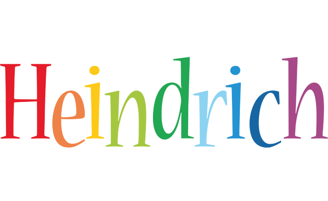 Heindrich birthday logo