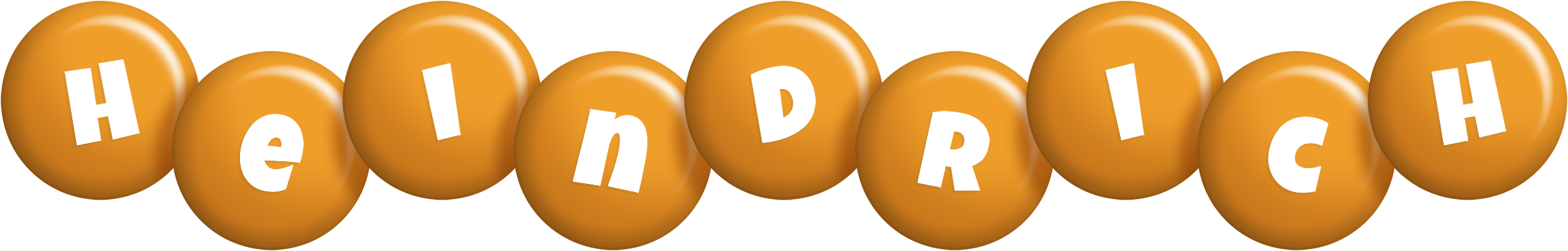 Heindrich candy-orange logo