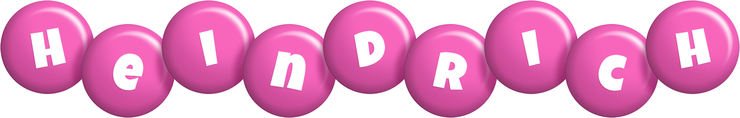 Heindrich candy-pink logo