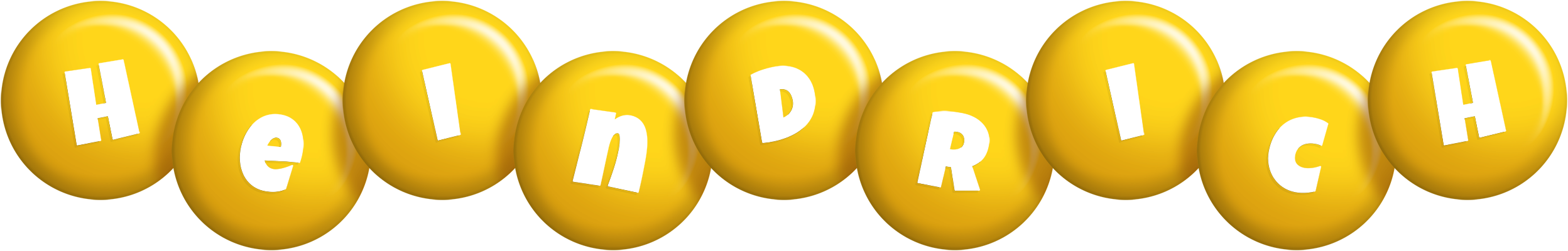 Heindrich candy-yellow logo