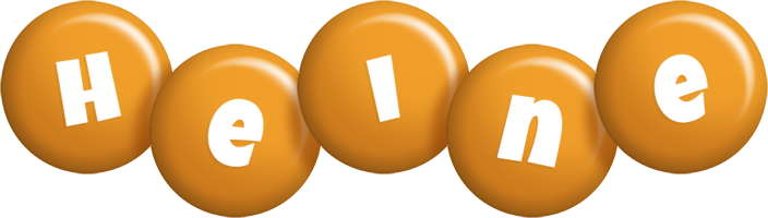 Heine candy-orange logo