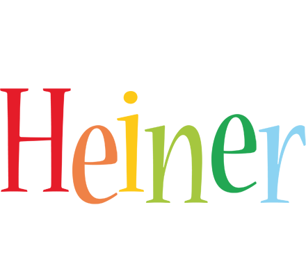 Heiner birthday logo