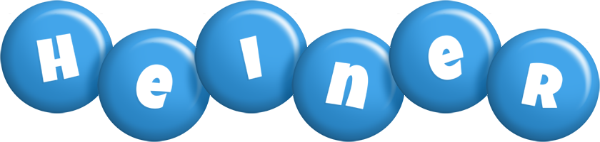 Heiner candy-blue logo