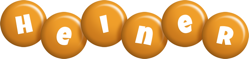 Heiner candy-orange logo