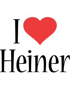 Heiner i-love logo