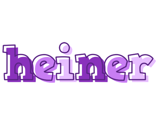 Heiner sensual logo