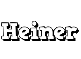 Heiner snowing logo