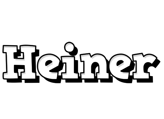Heiner snowing logo
