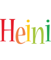 Heini birthday logo