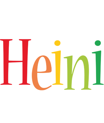 Heini birthday logo
