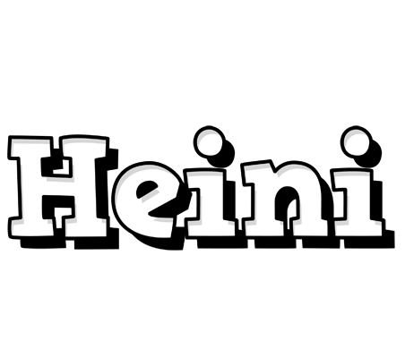 Heini snowing logo
