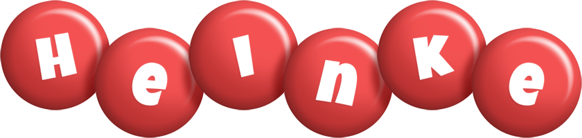 Heinke candy-red logo