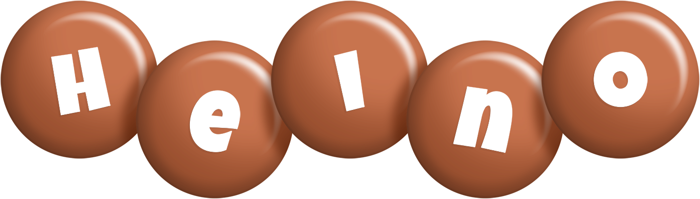 Heino candy-brown logo