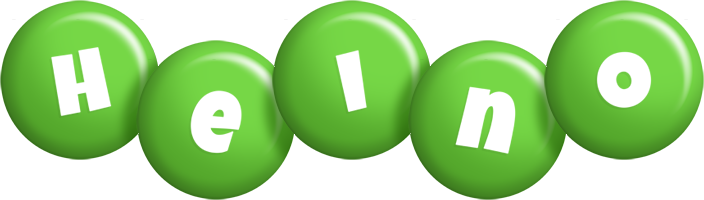 Heino candy-green logo