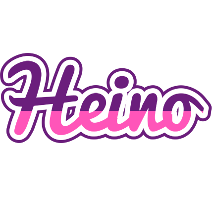 Heino cheerful logo
