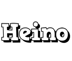 Heino snowing logo