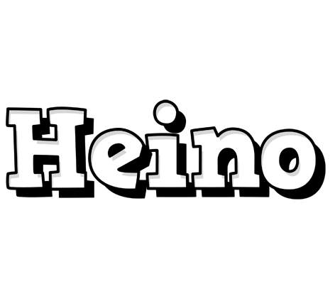 Heino snowing logo