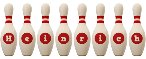 Heinrich bowling-pin logo