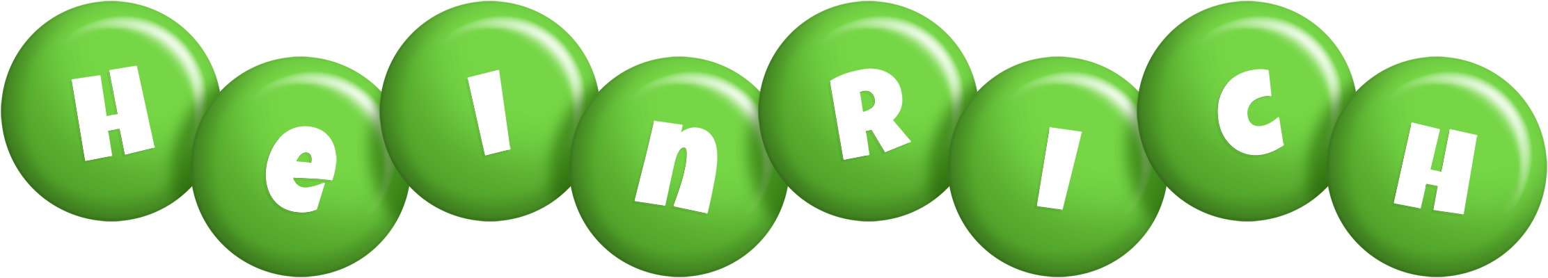 Heinrich candy-green logo