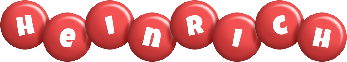 Heinrich candy-red logo