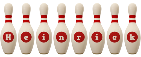 Heinrick bowling-pin logo