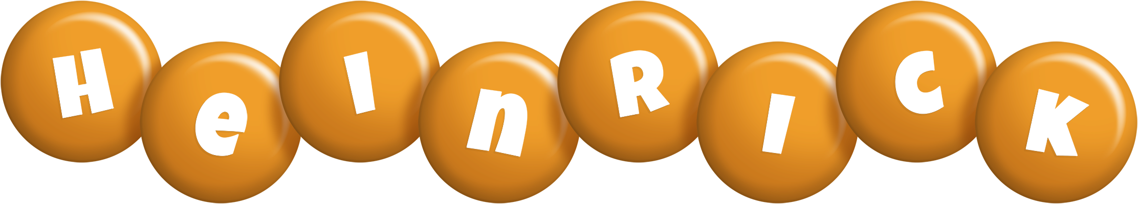 Heinrick candy-orange logo