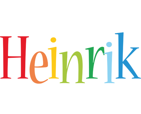 Heinrik birthday logo