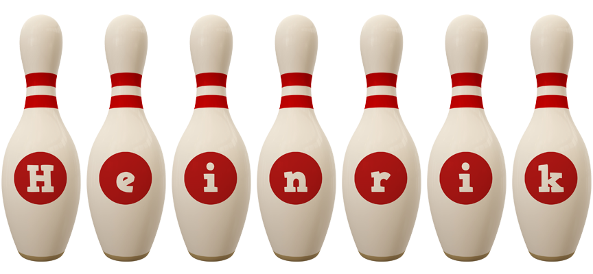 Heinrik bowling-pin logo