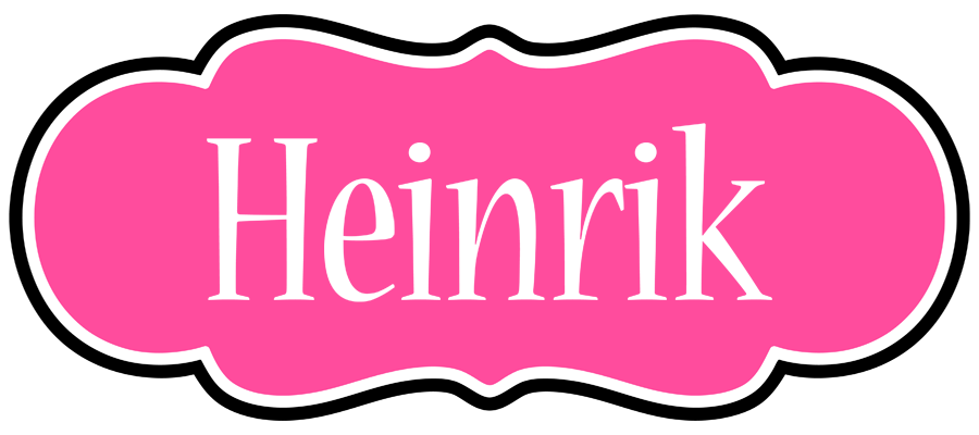 Heinrik invitation logo