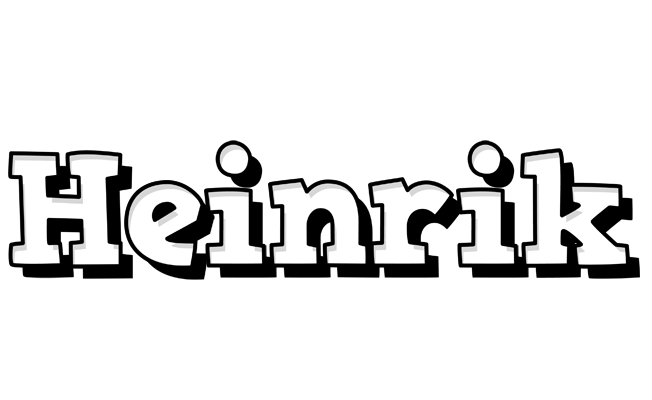 Heinrik snowing logo