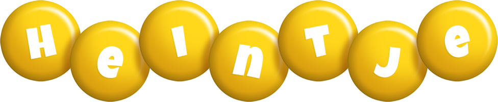 Heintje candy-yellow logo