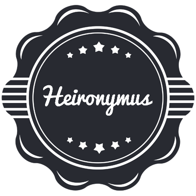 Heironymus badge logo