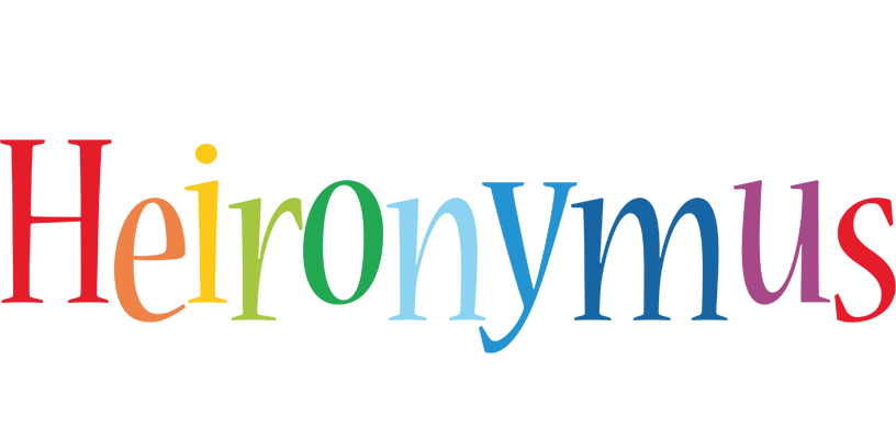 Heironymus birthday logo