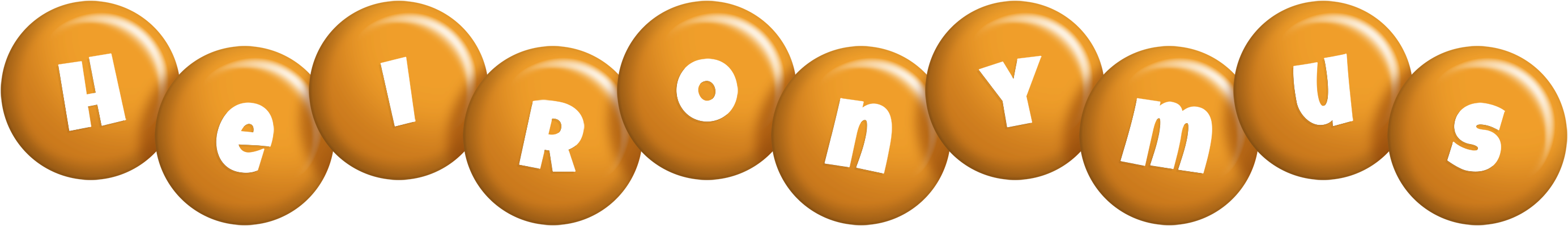 Heironymus candy-orange logo