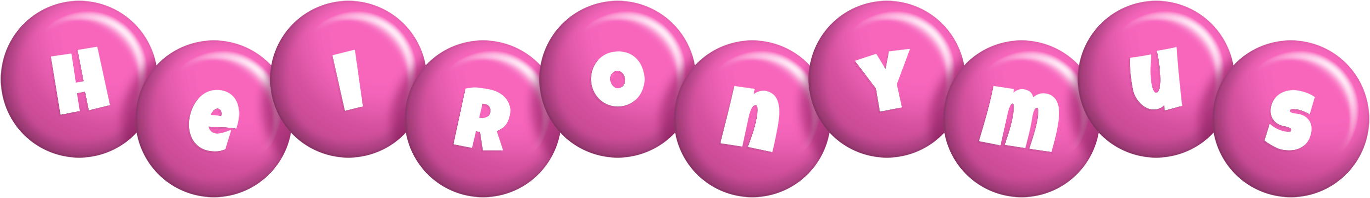 Heironymus candy-pink logo