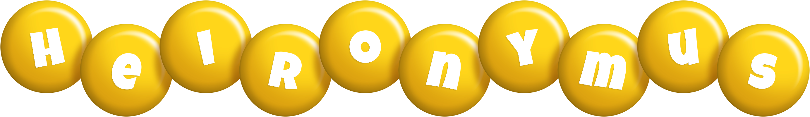 Heironymus candy-yellow logo