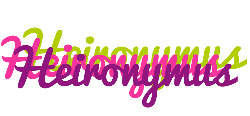 Heironymus flowers logo