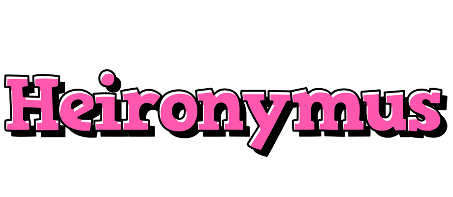 Heironymus girlish logo