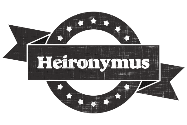 Heironymus grunge logo