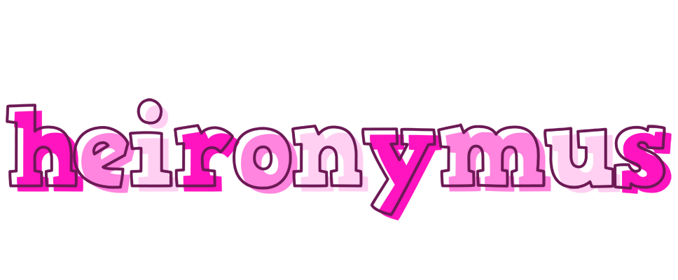 Heironymus hello logo
