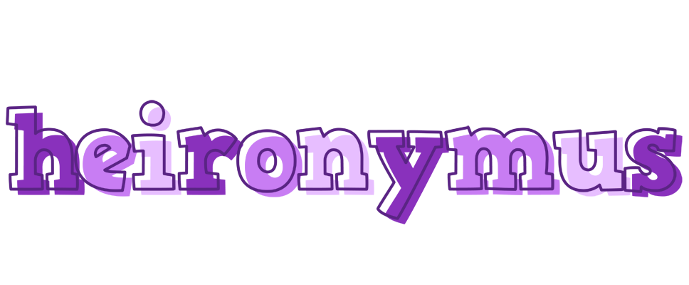 Heironymus sensual logo