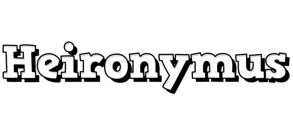 Heironymus snowing logo