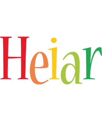 Heiðar birthday logo