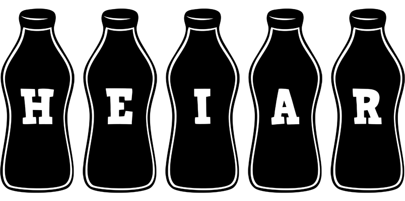 Heiðar bottle logo