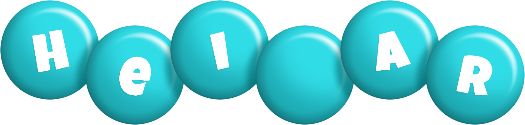 Heiðar candy-azur logo
