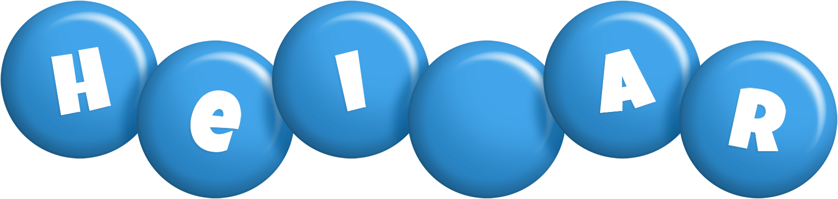 Heiðar candy-blue logo