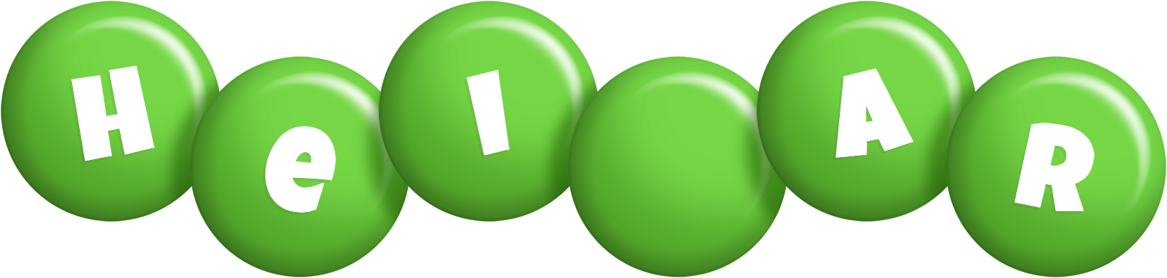 Heiðar candy-green logo