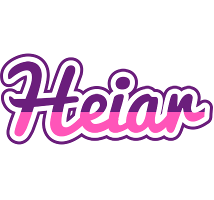 Heiðar cheerful logo