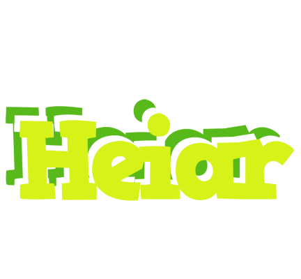 Heiðar citrus logo