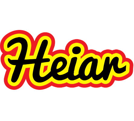 Heiðar flaming logo